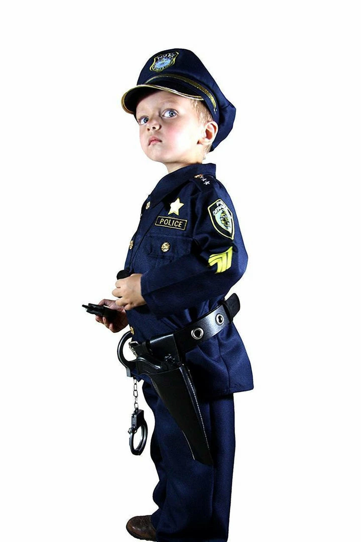 Spooktacular Creations Child Costumes Police Officer Costume With Role Play Cosplay Kit - Child 4 Spooktacular Creations Child Costumes Police Officer Costume With Role Play Cosplay Kit - Child