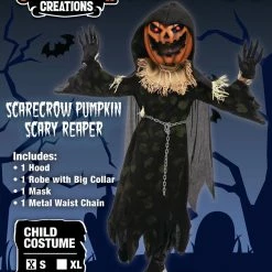 Spooktacular Creations Scarecrow Pumpkin Costume - Child