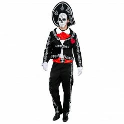 Spooktacular Creations Men's Day The Dead Costume Set Cosplay - Adult Adult Costumes