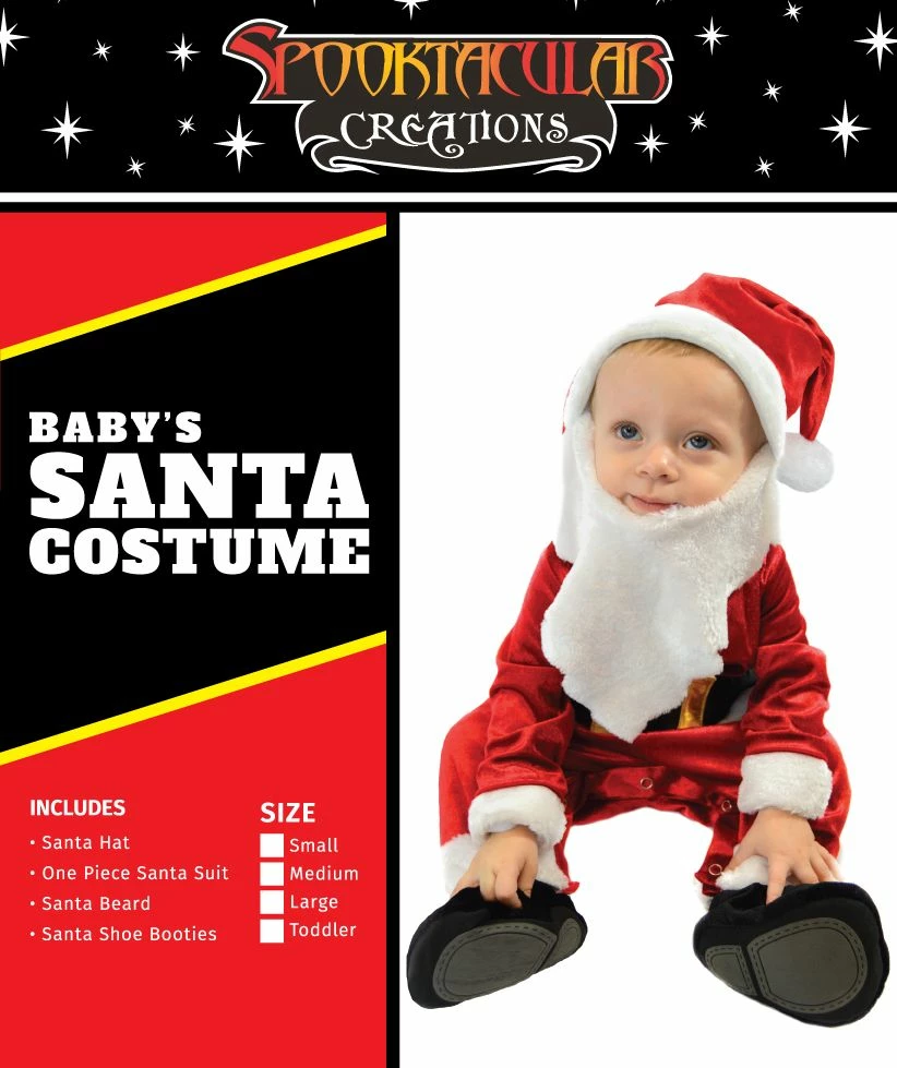 Spooktacular Creations Child Costumes Christmas Santa Costume Set - Child 6 Spooktacular Creations Child Costumes Christmas Santa Costume Set - Child