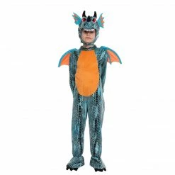 Spooktacular Creations Babies/ Toddlers Blue Dragon Costume Cosplay- Child 10 Spooktacular Creations Babies/ Toddlers Blue Dragon Costume Cosplay- Child