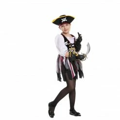 Spooktacular Creations Girls Pirate Costume For Role Play Cosplay