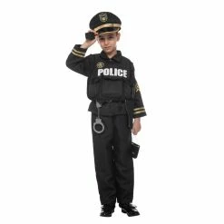 Spooktacular Creations Police Costume For Boys Role Play Cosplay Classic Costumes