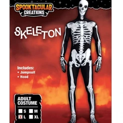 Spooktacular Creations Skeleton Bone Bodysuit - Adult Adult Costumes