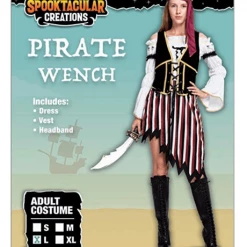 Spooktacular Creations High Seas Pirate Wench Captain Costume For Women Cosplay - Adult Adult Costumes 8 Spooktacular Creations High Seas Pirate Wench Captain Costume For Women Cosplay - Adult Adult Costumes