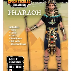 Spooktacular Creations Matching Costumes Men's Pharaoh Costume Cosplay - Adult