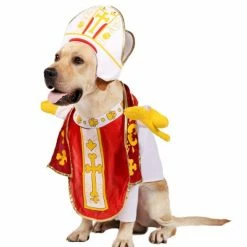 Spooktacular Creations Pet Costumes Pope Dog Funny Costume