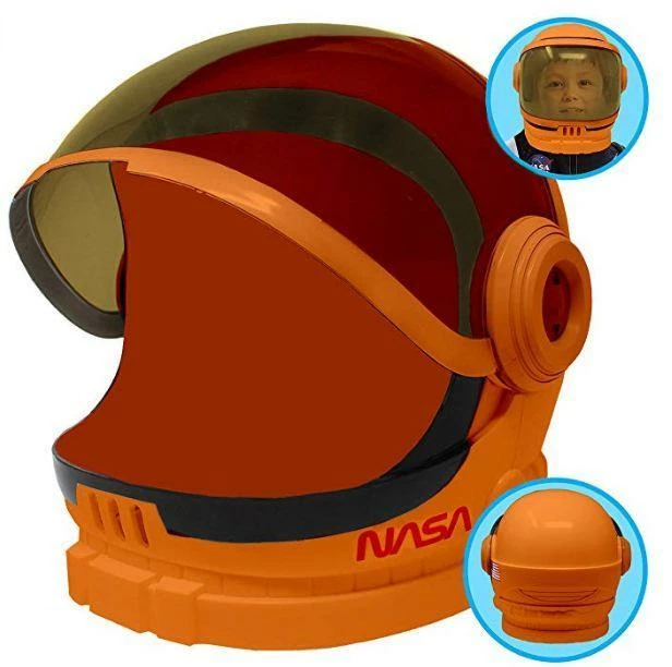 Spooktacular Creations Orange Astronaut Helmet With Movable Visor Cosplay - Child 3 Spooktacular Creations Orange Astronaut Helmet With Movable Visor Cosplay - Child