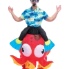 Spooktacular Creations Inflatable Ride-On Octopus Costume - Adult Animal Costumes