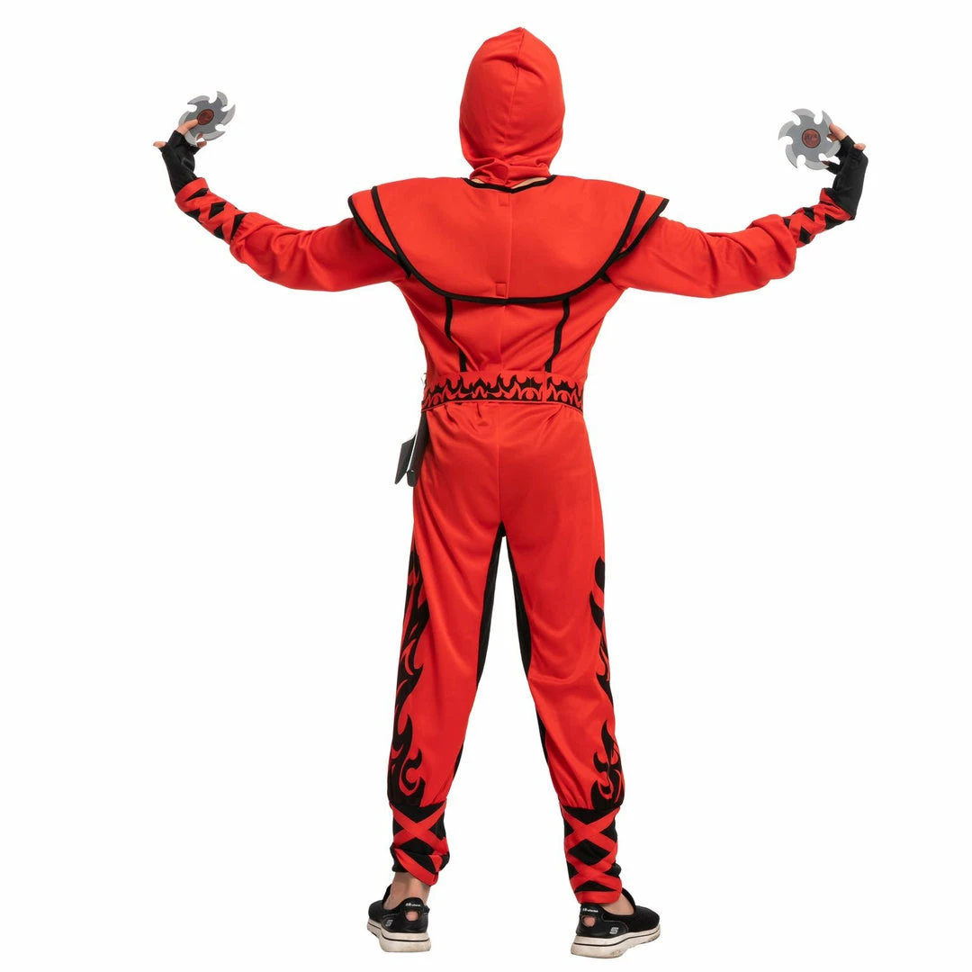 Spooktacular Creations Red Ninja Costume Cosplay - Child Classic Costumes 7 Spooktacular Creations Red Ninja Costume Cosplay - Child Classic Costumes