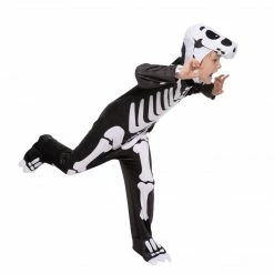 Spooktacular Creations Cartoonish Skeleton T-rex Costume For Role Play Cosplay- Child Child Costumes
