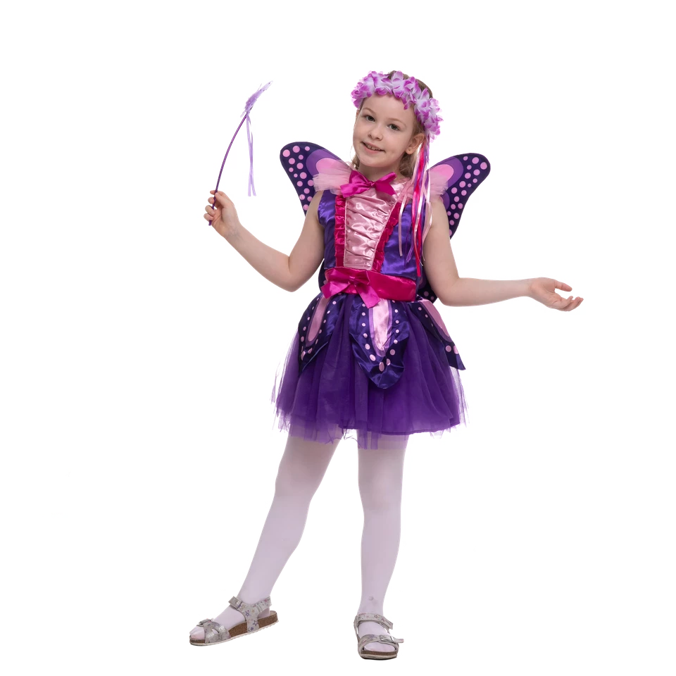 Spooktacular Creations Girl Purple Fairy Costume Cosplay 5 Spooktacular Creations Girl Purple Fairy Costume Cosplay