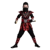 Spooktacular Creations Samurai Red Ninja Costume For Girls Cosplay- Child