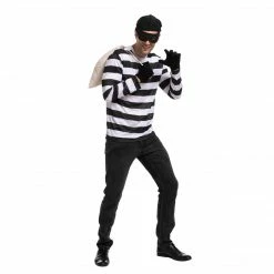 Spooktacular Creations Robber Costume For Role Play Cosplay- Adult Classic Costumes