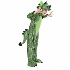 Spooktacular Creations Green Dragon Costume Cosplay - Child