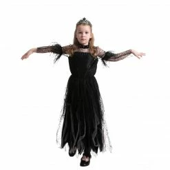 Spooktacular Creations Black Princess Costume Cosplay - Child Classic Costumes