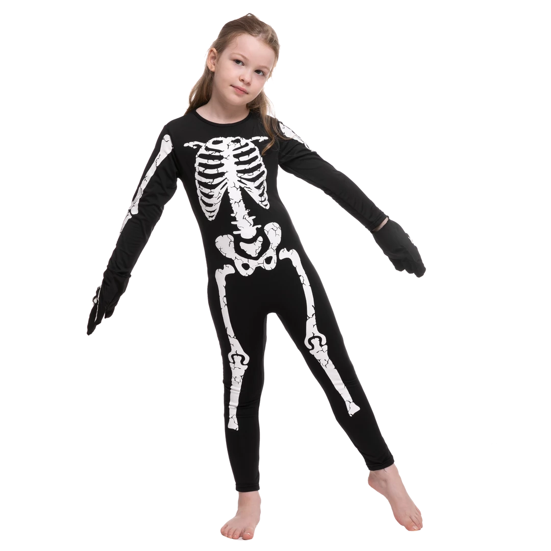 Spooktacular Creations Child Costumes Girl's Pretty Skeleton Costume Cosplay - Child 3 Spooktacular Creations Child Costumes Girl's Pretty Skeleton Costume Cosplay - Child