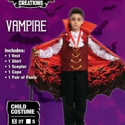 Spooktacular Creations Vampire Costume Cosplay (Red) - Child 7 Spooktacular Creations Vampire Costume Cosplay (Red) - Child