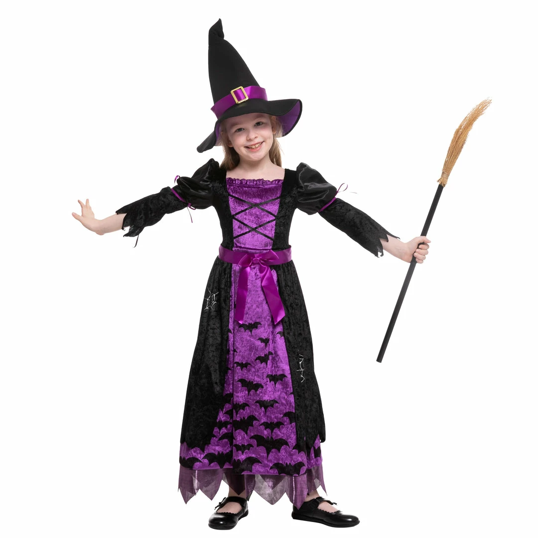 Spooktacular Creations Classic Costumes Bat Witch Costume (Purple) - Child 3 Spooktacular Creations Classic Costumes Bat Witch Costume (Purple) - Child