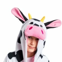 Spooktacular Creations Cow Animal Onesie Pajama Costume - Child