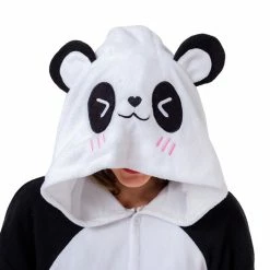 Spooktacular Creations Adult Costumes Panda Animal Onesies Costume - Adult