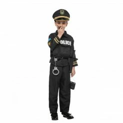 Spooktacular Creations Police Costume For Boys Role Play Cosplay Classic Costumes