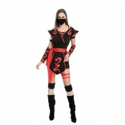 Spooktacular Creations Adult Costumes Women's Ninja Short Pants Costume Role Play Cosplay