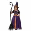 Spooktacular Creations Classic Costumes Purple LED Witch Costume Cosplay - Child