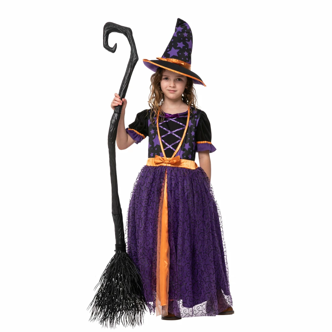 Spooktacular Creations Classic Costumes Purple LED Witch Costume Cosplay - Child 3 Spooktacular Creations Classic Costumes Purple LED Witch Costume Cosplay - Child