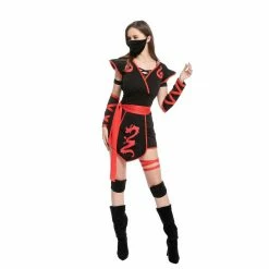 Spooktacular Creations Adult Costumes Women's Ninja Short Pants Costume Role Play Cosplay