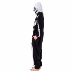 Spooktacular Creations Skeleton/ Day Of The Dead Skeleton Onesie Pajama Costume - Adult