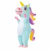 Spooktacular Creations Inflatable Blue Rainbow Unicorn Costume 2 Spooktacular Creations Inflatable Blue Rainbow Unicorn Costume