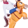 Spooktacular Creations Inflatable Ride-On Cowboy Costume - Adult Adult Costumes 1 Spooktacular Creations Inflatable Ride-On Cowboy Costume - Adult Adult Costumes