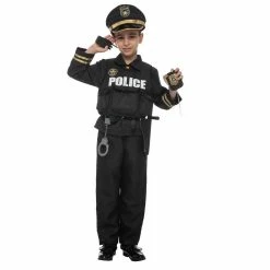 Spooktacular Creations Police Costume For Boys Role Play Cosplay Classic Costumes