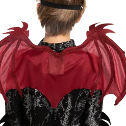 Spooktacular Creations Boys Black And Red Dragon Costume Scary Costumes