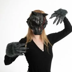 Spooktacular Creations Realistic Werewolf Mask Cosplay Accessories- Adult