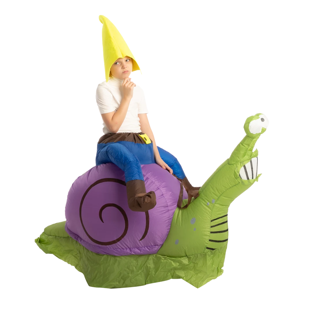 Spooktacular Creations Adult Costumes Gnome Ride-On Snail Inflatable Costume 13 Spooktacular Creations Adult Costumes Gnome Ride-On Snail Inflatable Costume
