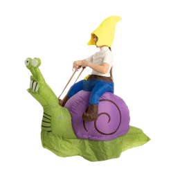 Spooktacular Creations Adult Costumes Gnome Ride-On Snail Inflatable Costume 22 Spooktacular Creations Adult Costumes Gnome Ride-On Snail Inflatable Costume