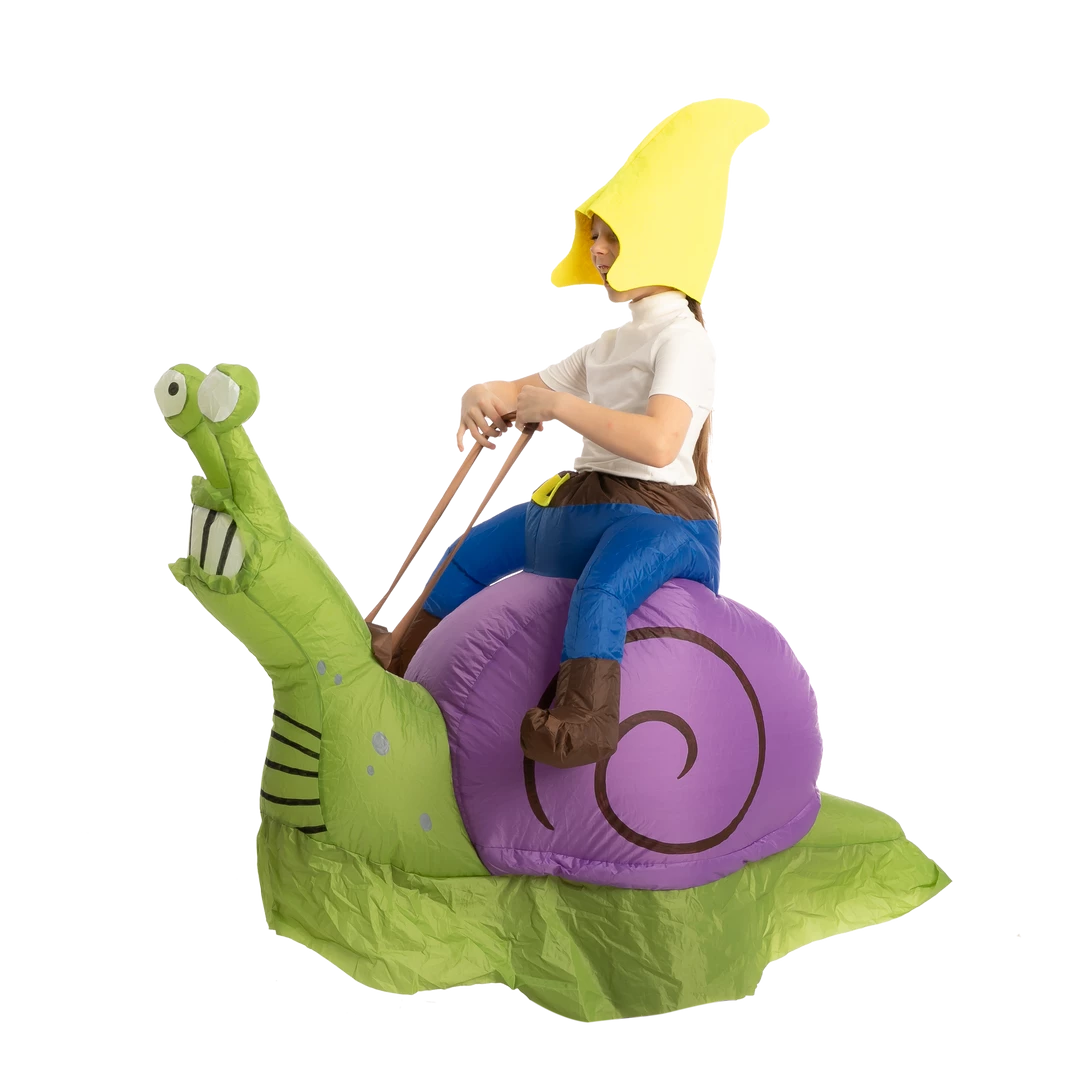 Spooktacular Creations Adult Costumes Gnome Ride-On Snail Inflatable Costume 12 Spooktacular Creations Adult Costumes Gnome Ride-On Snail Inflatable Costume