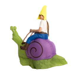 Spooktacular Creations Adult Costumes Gnome Ride-On Snail Inflatable Costume 21 Spooktacular Creations Adult Costumes Gnome Ride-On Snail Inflatable Costume