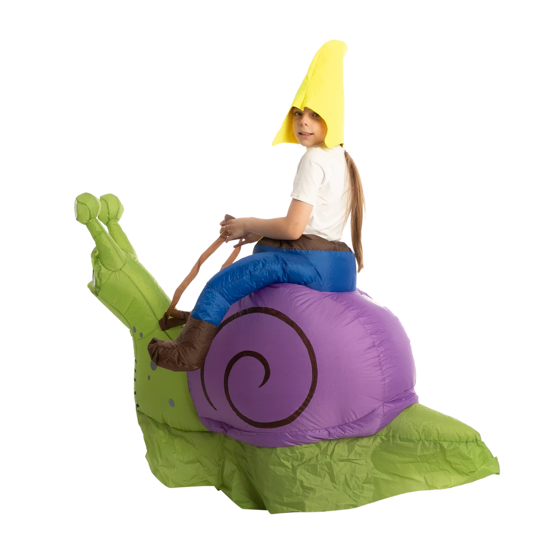 Spooktacular Creations Adult Costumes Gnome Ride-On Snail Inflatable Costume 11 Spooktacular Creations Adult Costumes Gnome Ride-On Snail Inflatable Costume