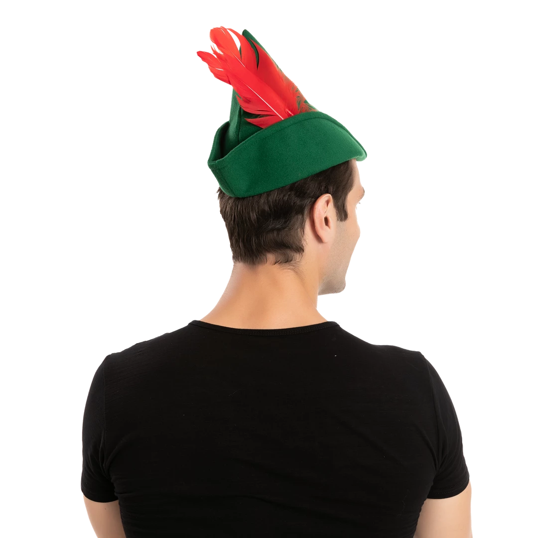 Spooktacular Creations Headwear Felt Robin Hood Hat Cosplay 6 Spooktacular Creations Headwear Felt Robin Hood Hat Cosplay