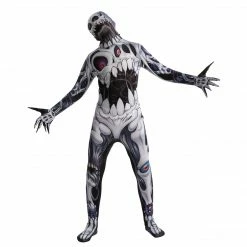 Spooktacular Creations Skull & Bones Second Skin Costume - Child Scary Costumes