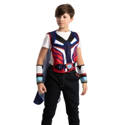 Spooktacular Creations LED Waistcoat With Cape And Wristbands - Child Child Costumes