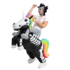 Spooktacular Creations Skeleton Unicorn Ride-On Inflatable Costume - Adult