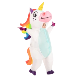 Spooktacular Creations Inflatable White Unicorn Full Body Costume Adult Costumes