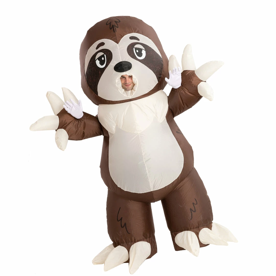 Spooktacular Creations Sloth Full Body Inflatable Costume - Adult Animal Costumes 3 Spooktacular Creations Sloth Full Body Inflatable Costume - Adult Animal Costumes