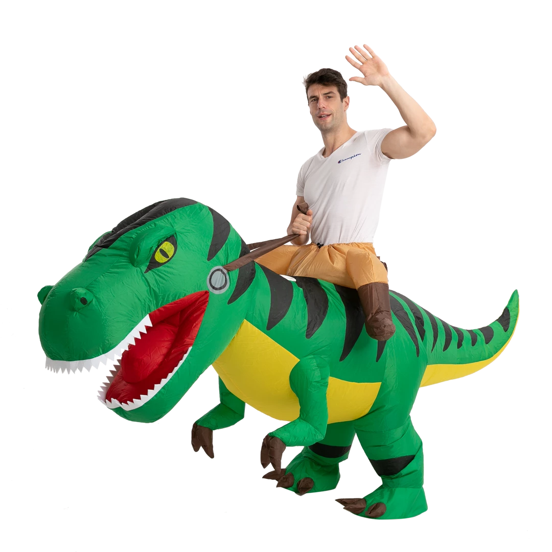 Spooktacular Creations T-Rex Ride-On Inflatable Costume Animal Costumes 4 Spooktacular Creations T-Rex Ride-On Inflatable Costume Animal Costumes