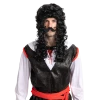 Spooktacular Creations Men Pirate Wig Cosplay - Adult