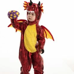 Spooktacular Creations Girls Red Dragon Costume Cosplay - Child